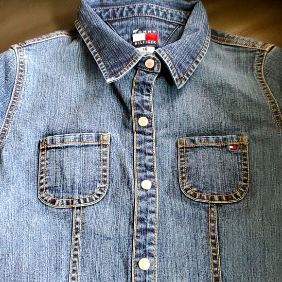 Tommy Hilfiger Denim Dress (Girls Size 16) - Picture 4 of 4